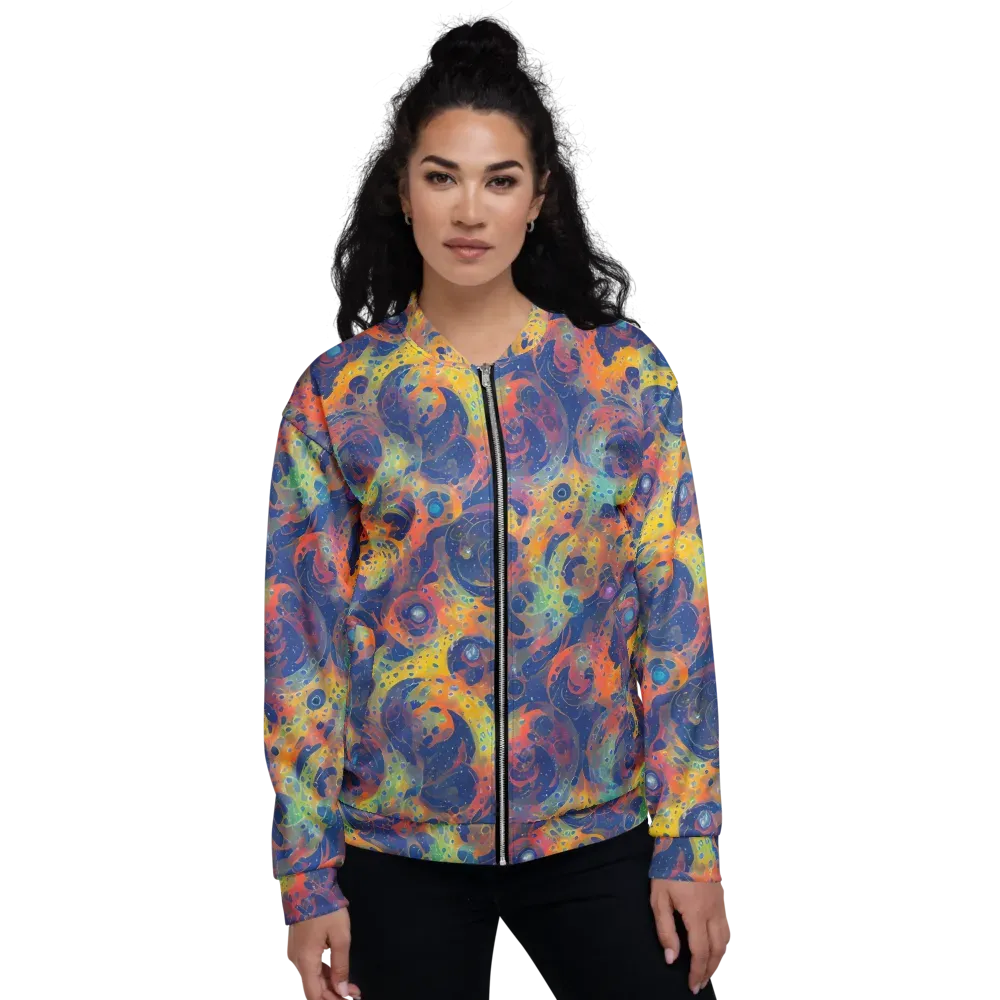 Amoeba Aurora on Bomber Jacket — Front
