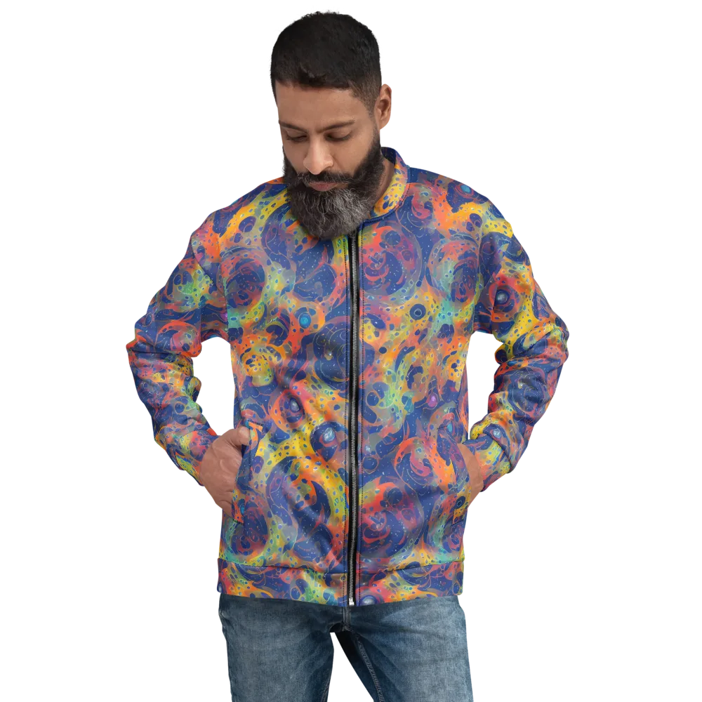 Amoeba Aurora on Bomber Jacket — Front