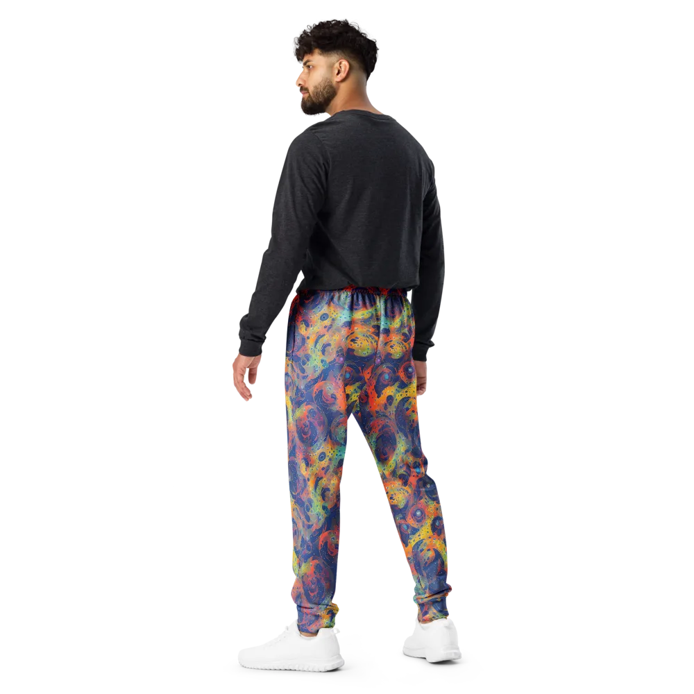 Amoeba Aurora on Men's Joggers — Back