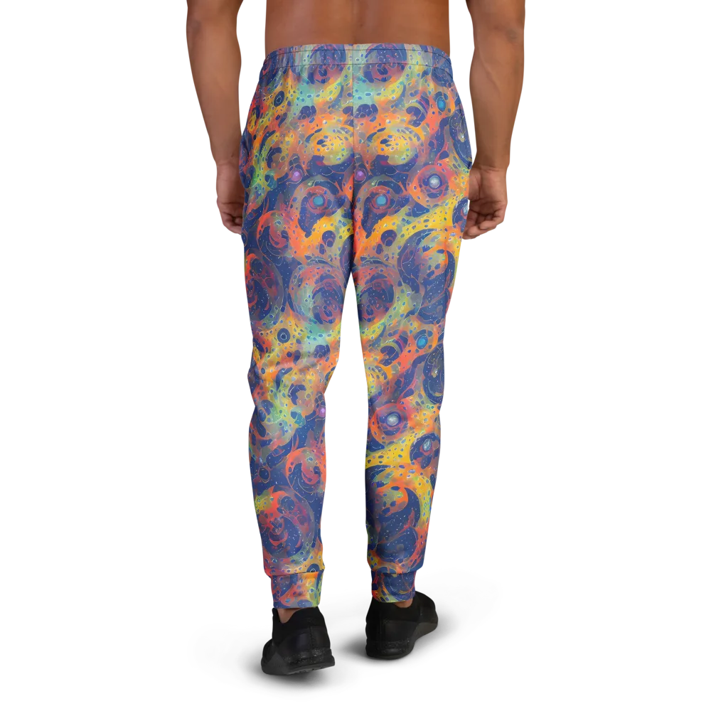 Amoeba Aurora on Men's Joggers — Back