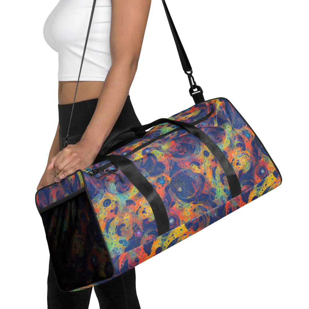 Amoeba Aurora on Duffle Bag — Front