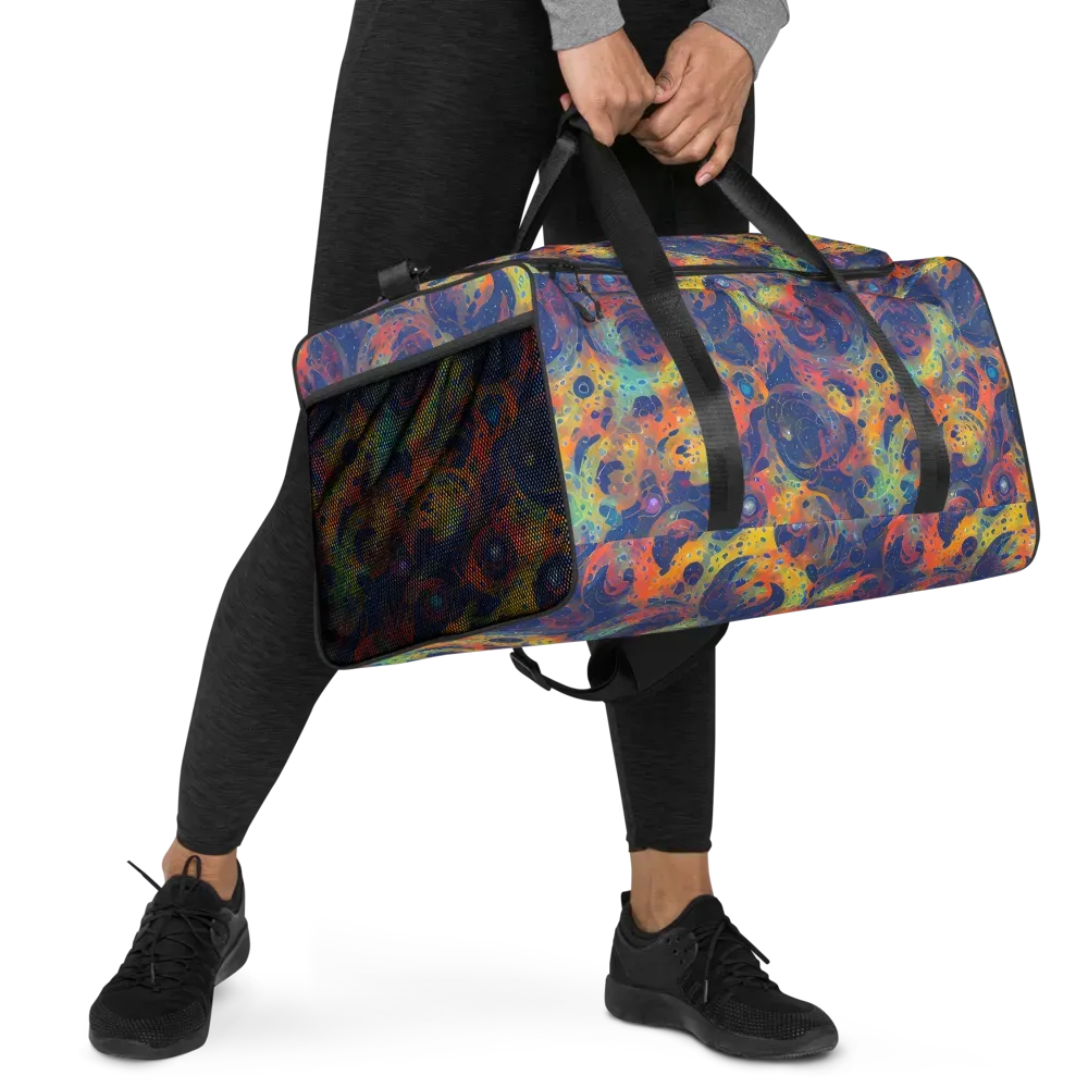 Amoeba Aurora on Duffle Bag — Right Front