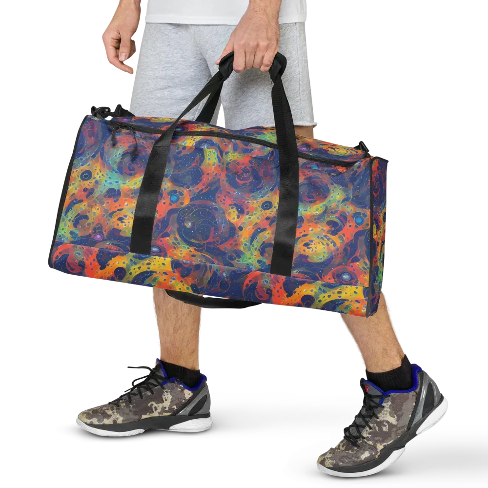 Amoeba Aurora on Duffle Bag — Front