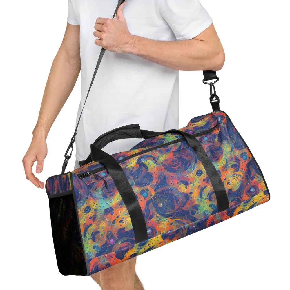 Amoeba Aurora on Duffle Bag — Right Front