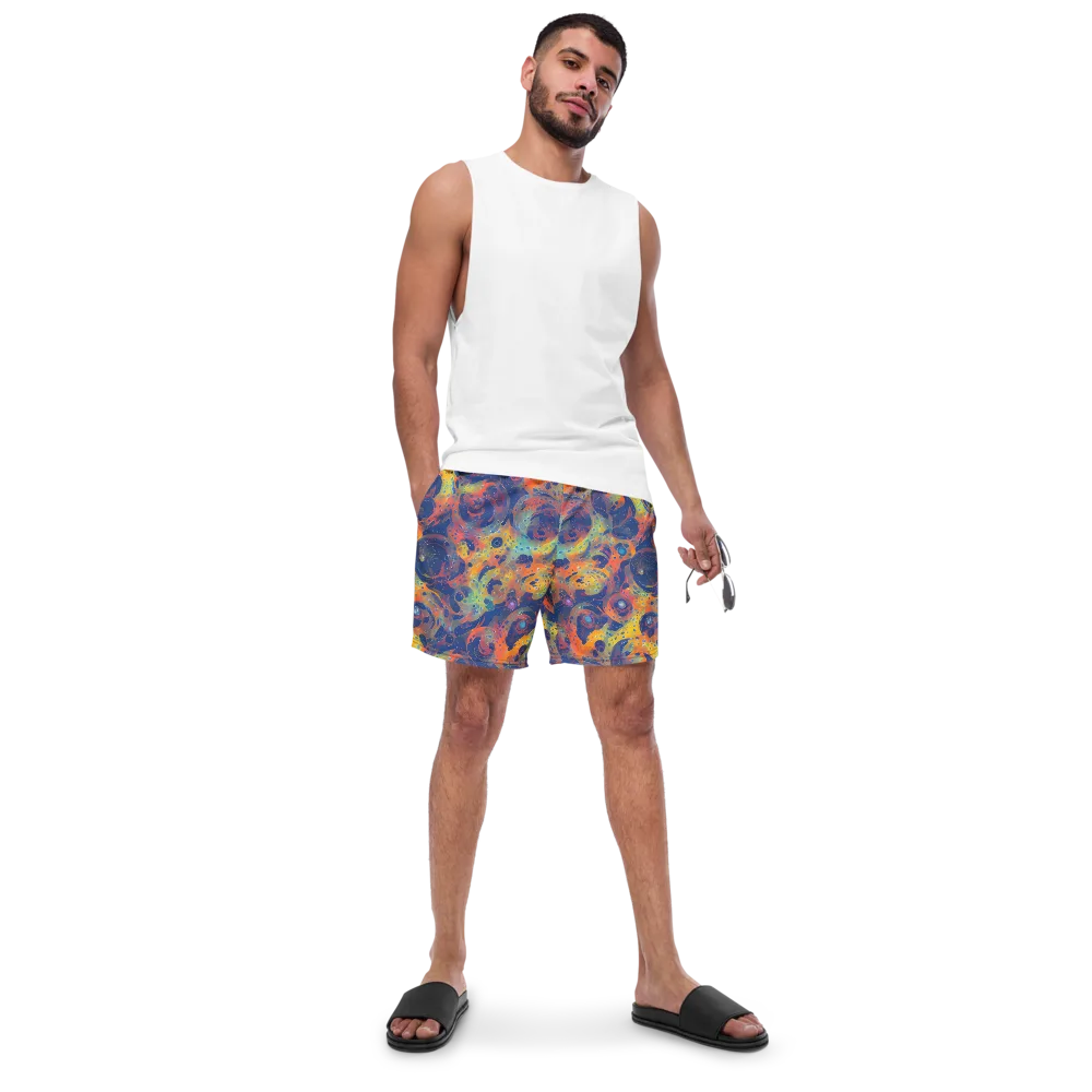 Amoeba Aurora on Swim Trunks — Front