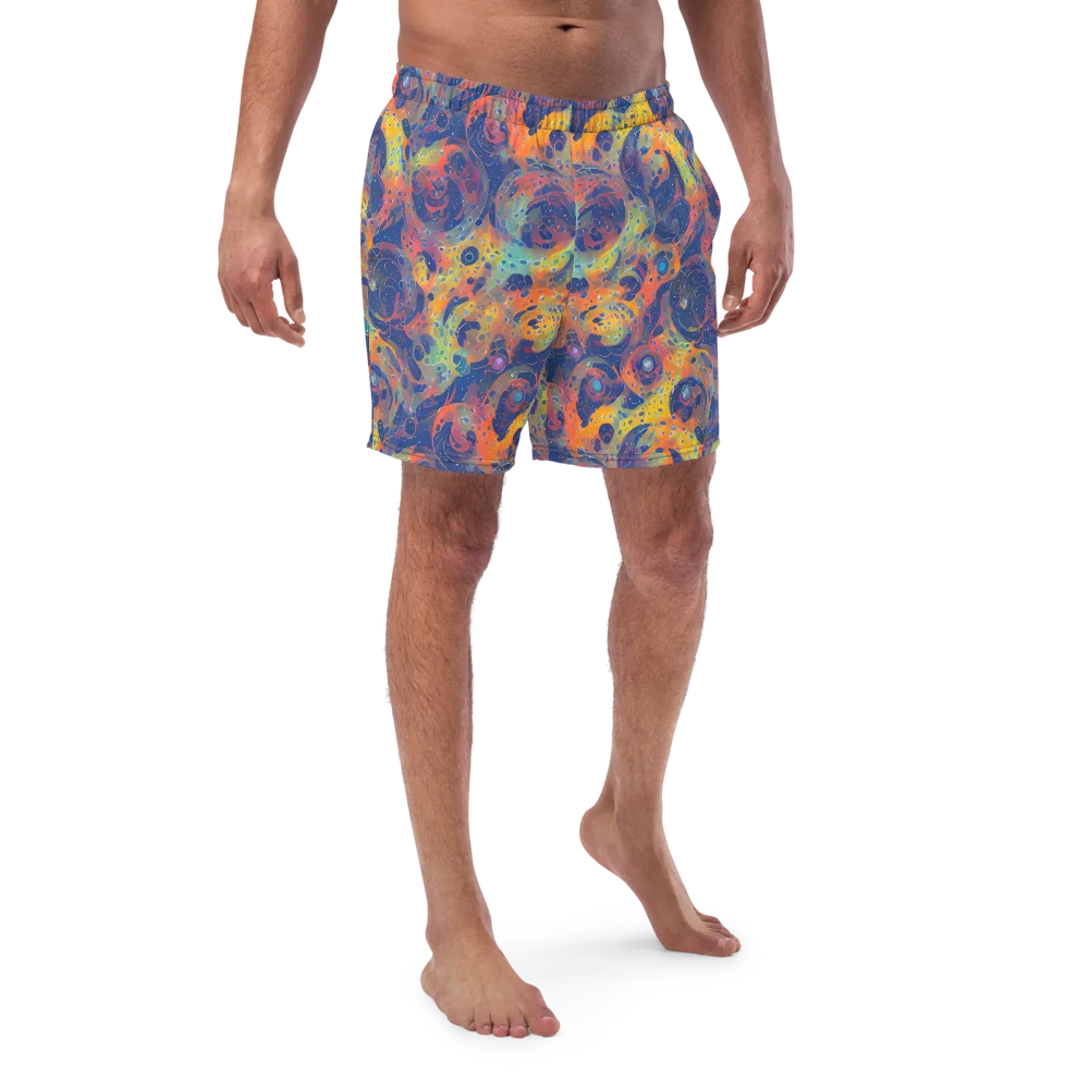 Amoeba Aurora on Swim Trunks — Front