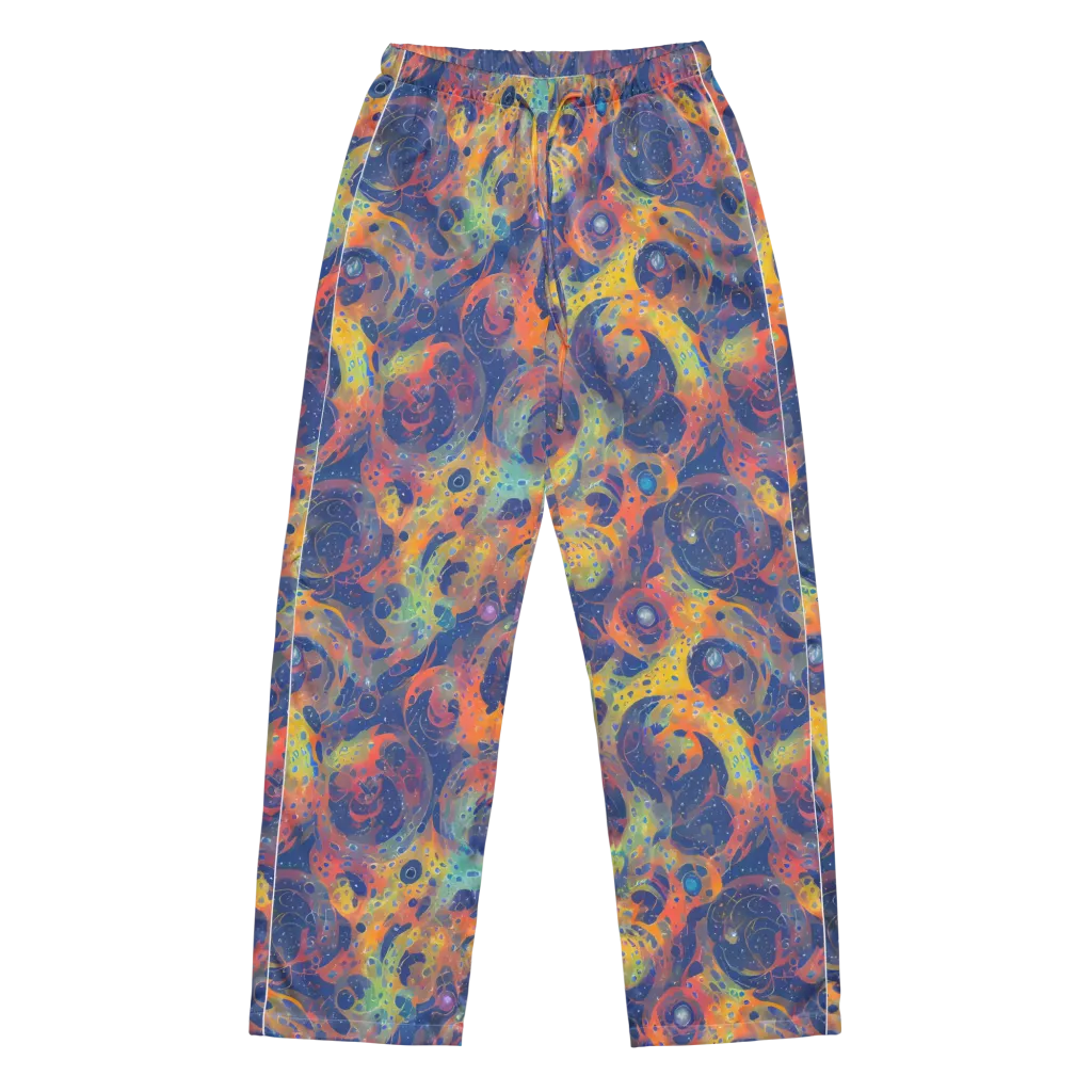 Amoeba Aurora on Women's Pajama Pants — Front