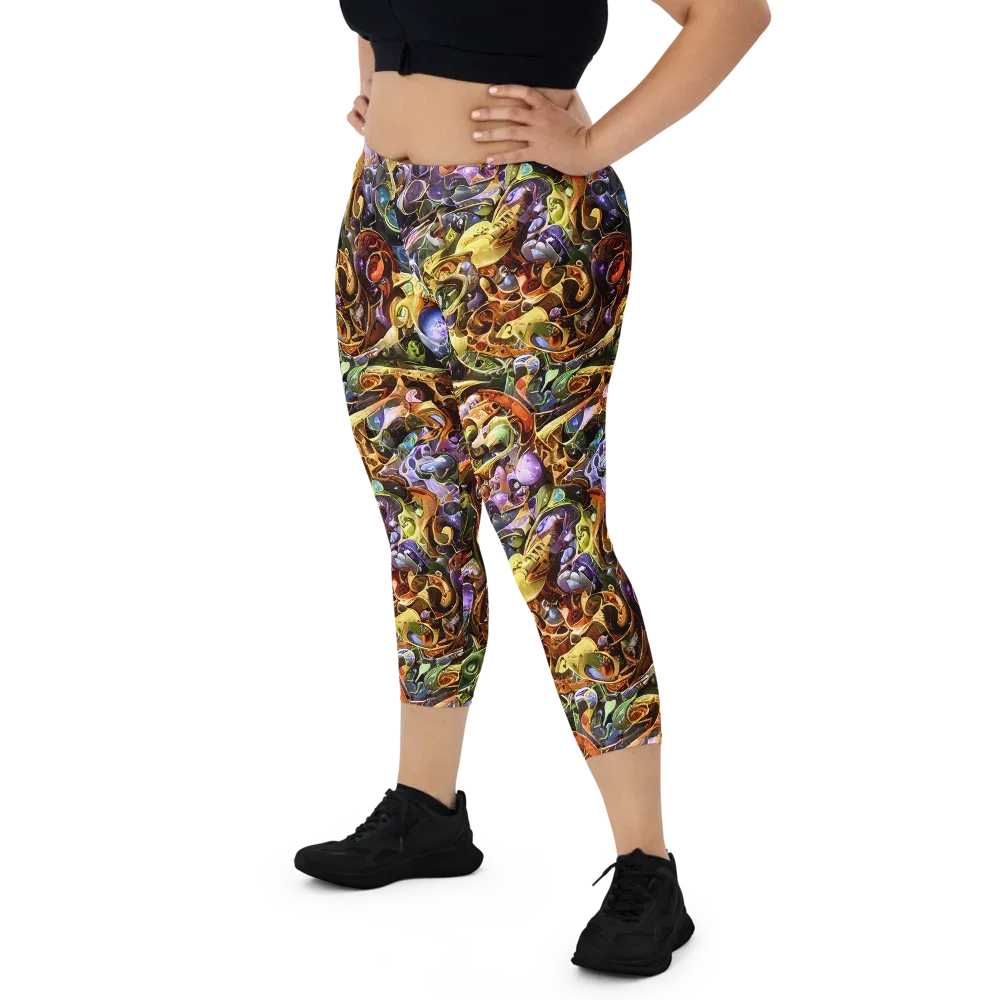 Chromatic Alchemy on Capri Leggings — Front