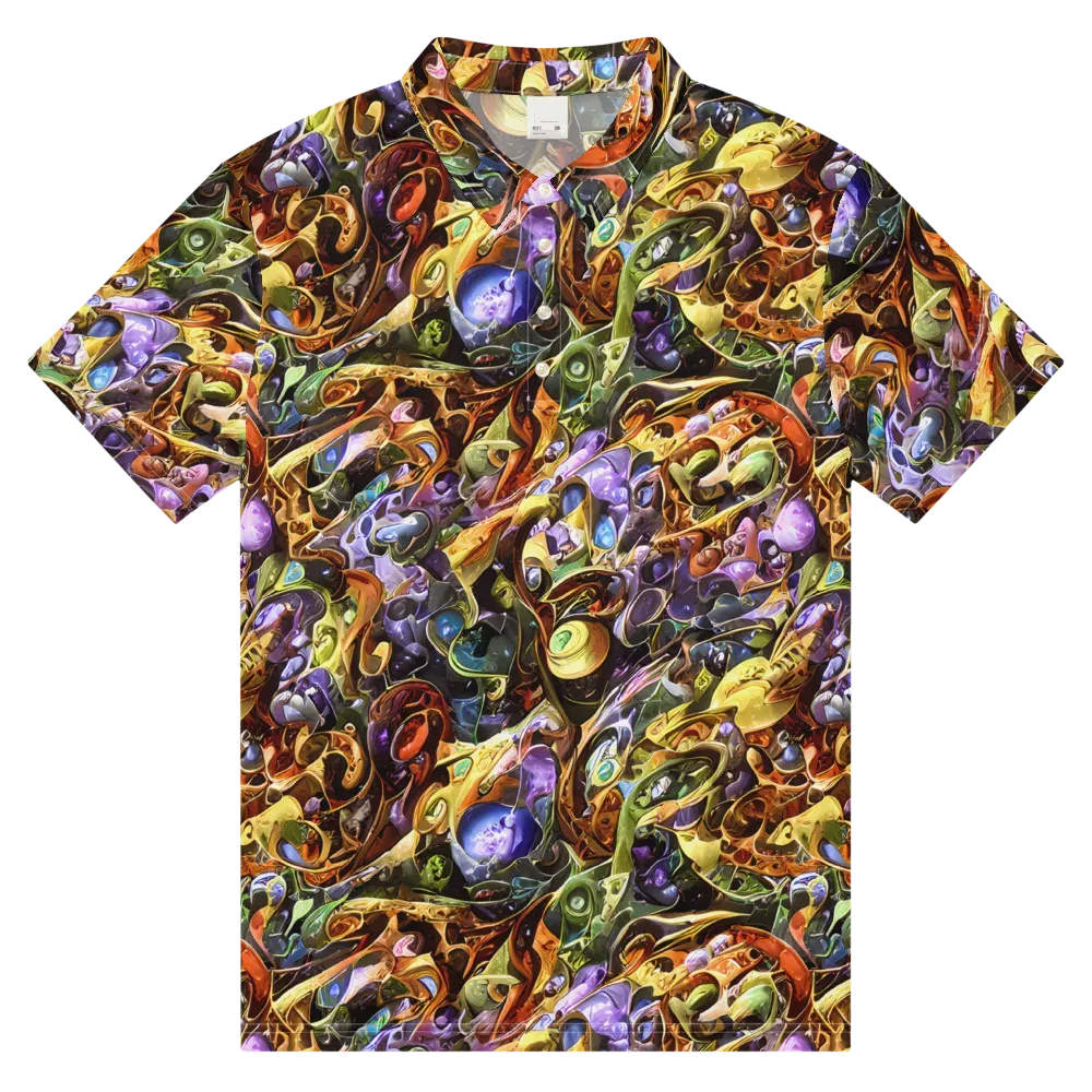 Chromatic Alchemy on Men's Slim Fit Polo Shirt — Front