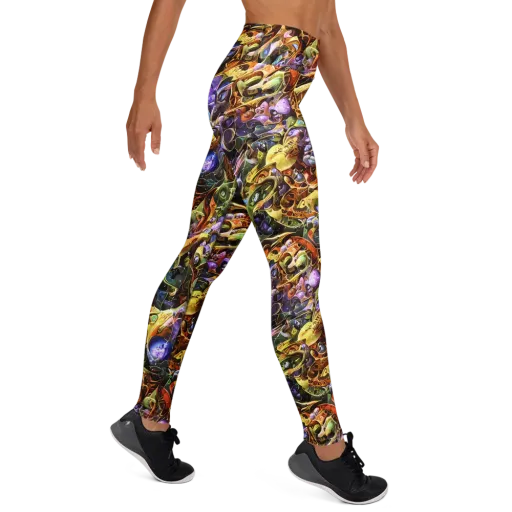 Chromatic Alchemy on a Yoga Leggings