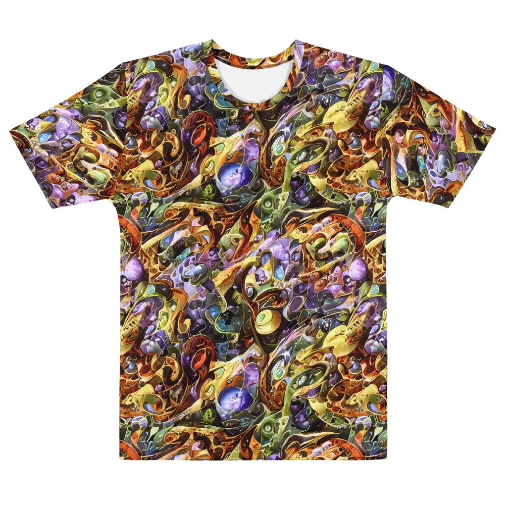 Chromatic Alchemy on Men's Cotton Crew Neck T-Shirt — Front