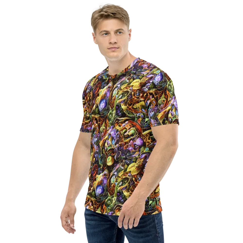 Chromatic Alchemy on Men's Crew Neck T-Shirt — Left