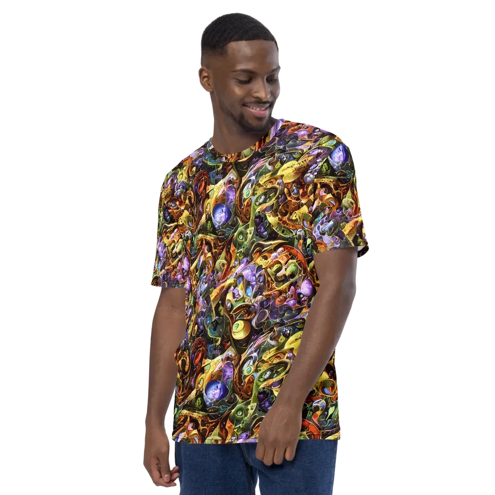 Chromatic Alchemy on Men's Crew Neck T-Shirt — Left