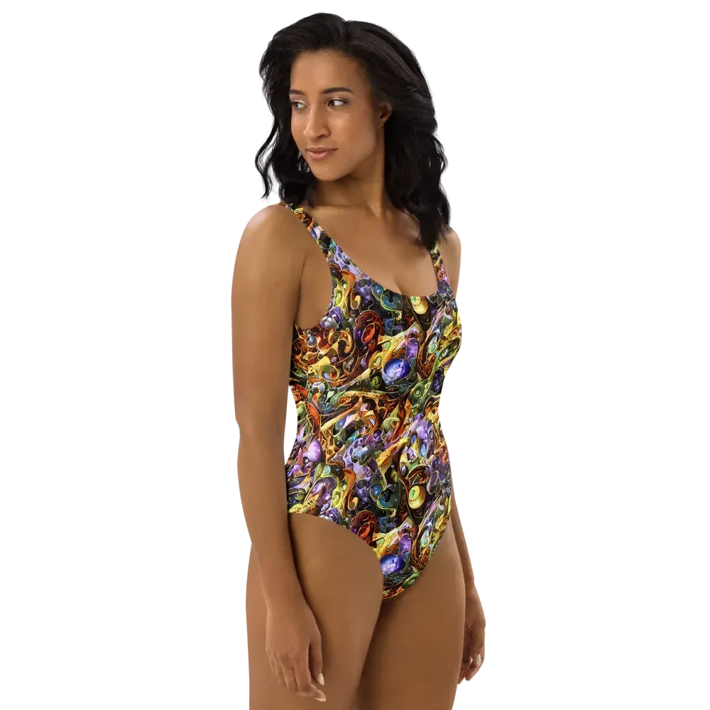 Chromatic Alchemy on One-Piece Swimsuit — Right