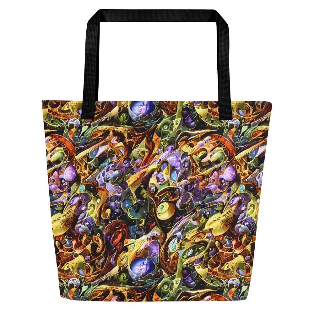 Chromatic Alchemy on Large Tote Bag W/ Pocket — Front