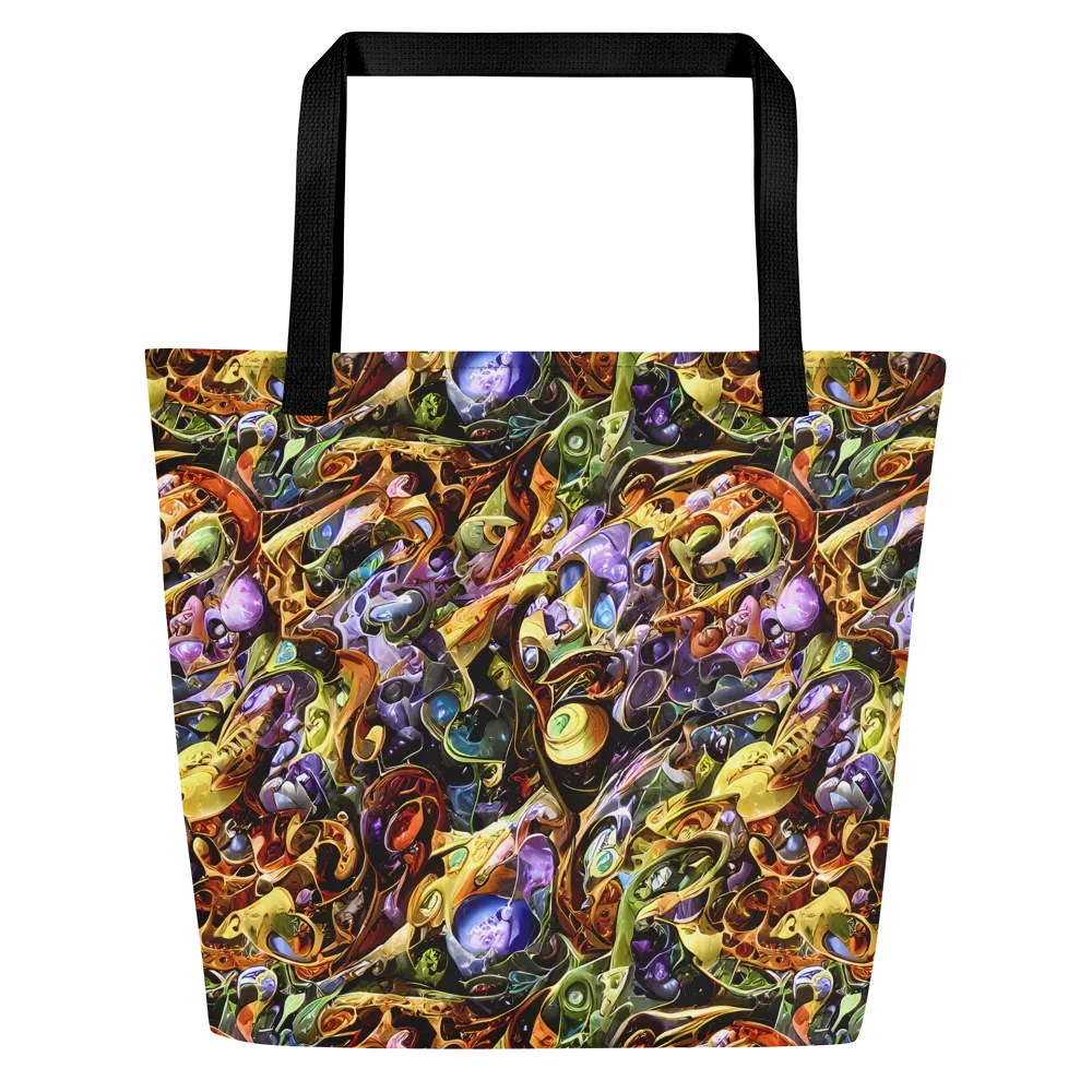 Chromatic Alchemy on Large Tote Bag W/ Pocket — Front