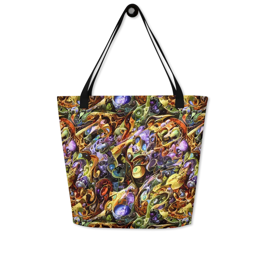 Chromatic Alchemy on Large Tote Bag W/ Pocket — Front