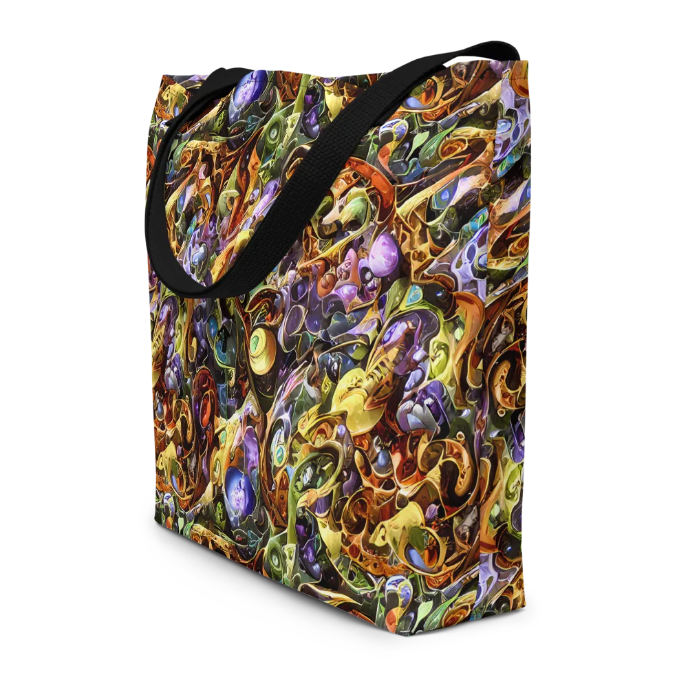 Chromatic Alchemy on Large Tote Bag W/ Pocket — Front