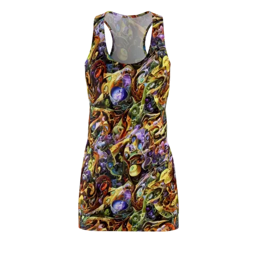 Chromatic Alchemy on a Racerback Dress