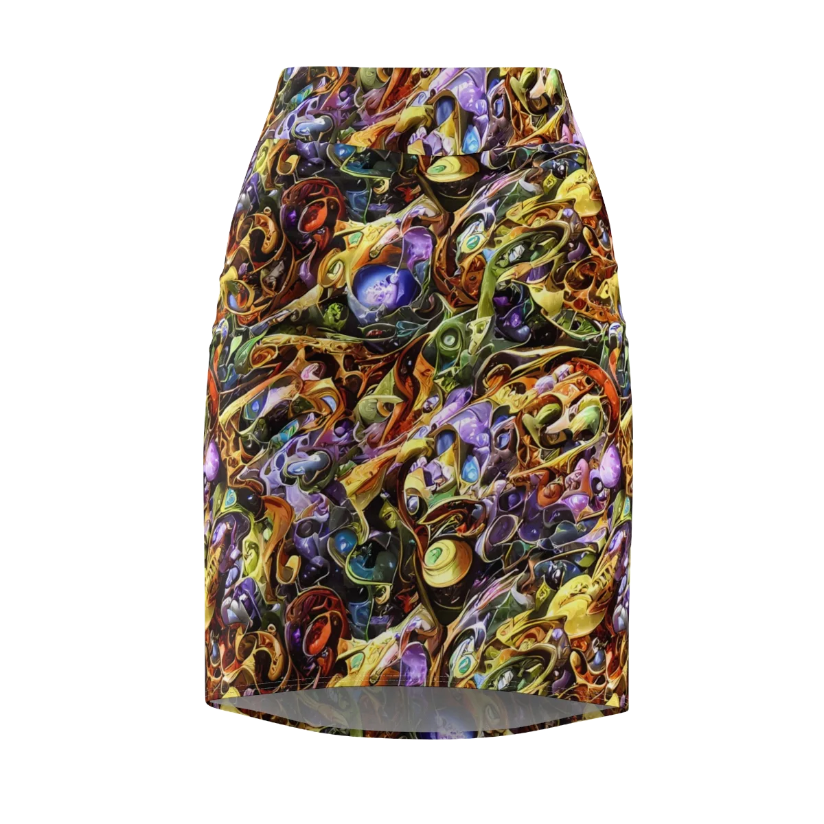 Chromatic Alchemy on Pencil Skirt — Front