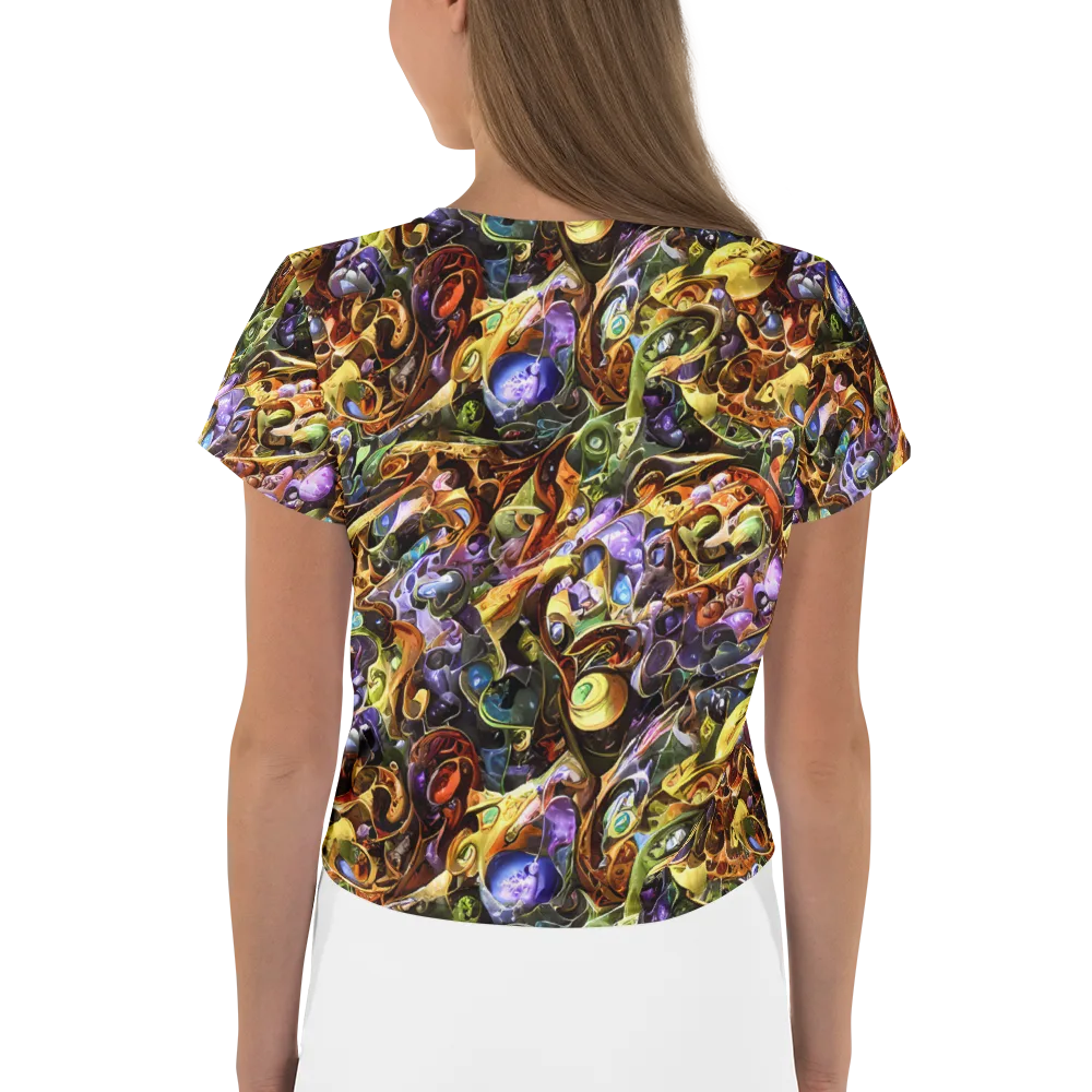 Chromatic Alchemy on Crop Tee — Back