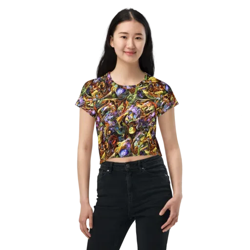 Chromatic Alchemy on a Crop Tee