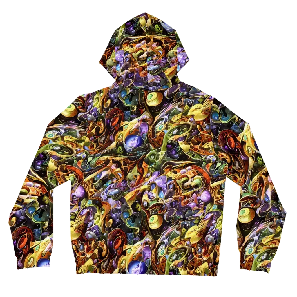 Chromatic Alchemy on Women's Full-Zip Hoodie — Back