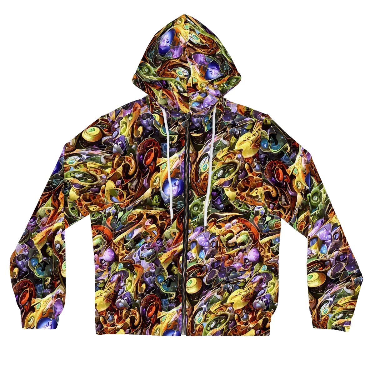 Chromatic Alchemy on Women's Full-Zip Hoodie — Front