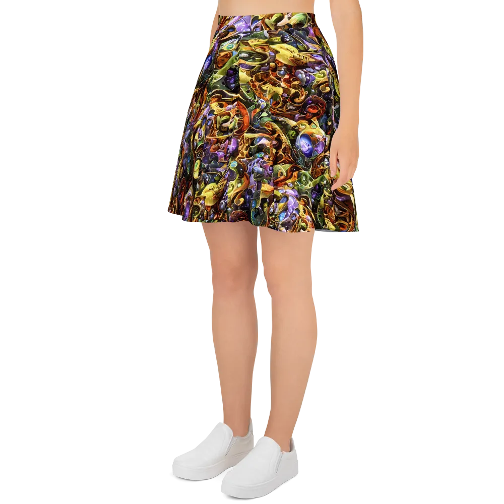Chromatic Alchemy on Skater Skirt — Left