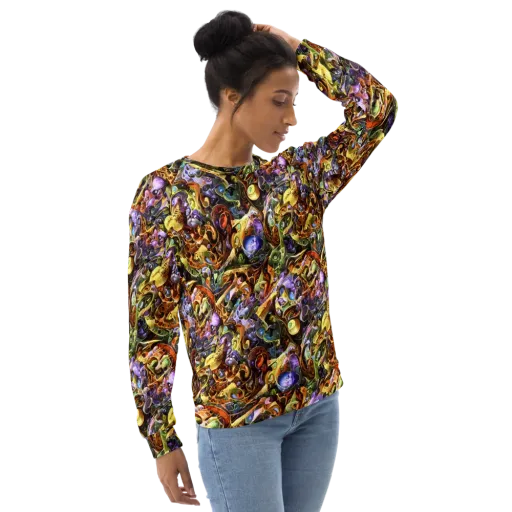 Chromatic Alchemy on a Sweatshirt