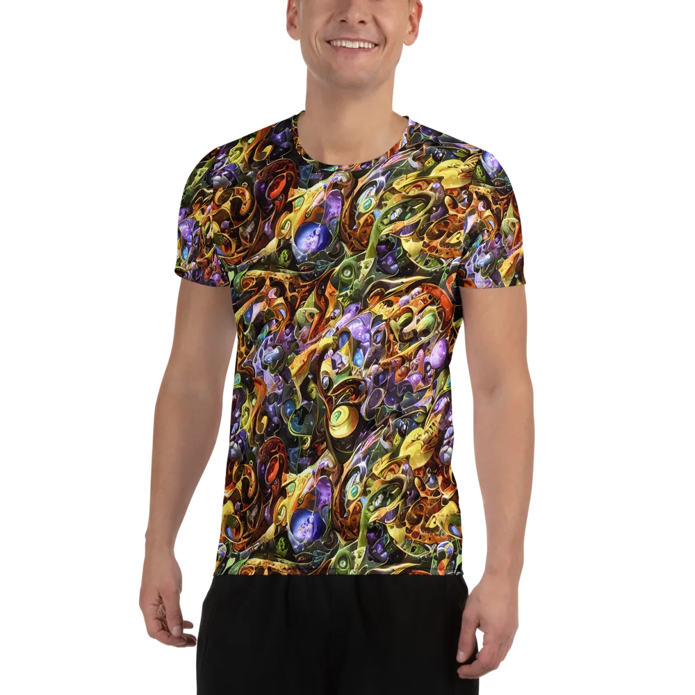 Chromatic Alchemy on Men's Athletic T-Shirt — Front