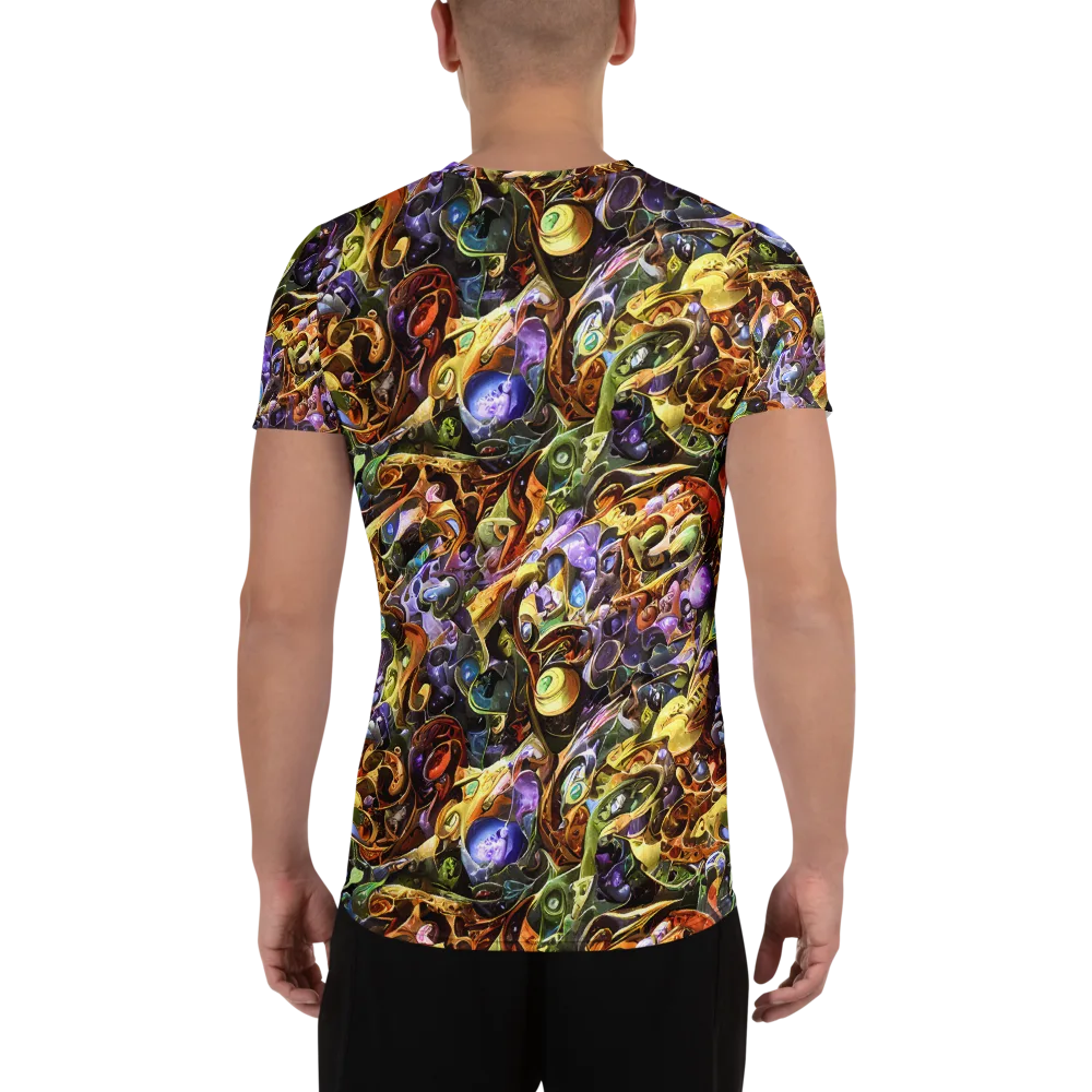 Chromatic Alchemy on Men's Athletic T-Shirt — Back