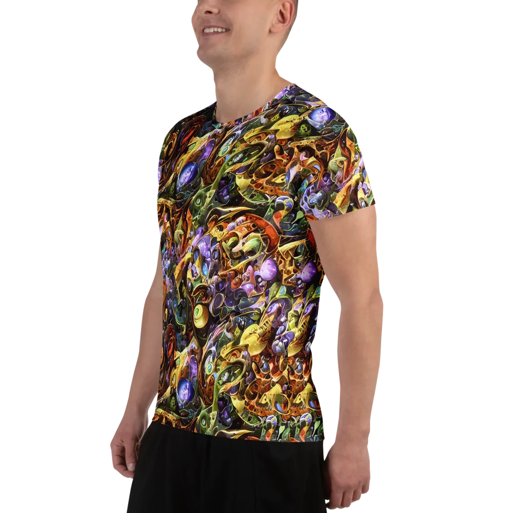 Chromatic Alchemy on Men's Athletic T-Shirt — Left
