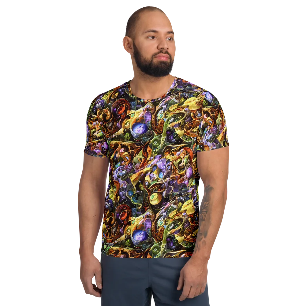 Chromatic Alchemy on Men's Athletic T-Shirt — Front