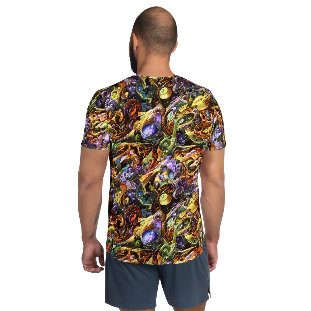 Chromatic Alchemy on Men's Athletic T-Shirt — Back