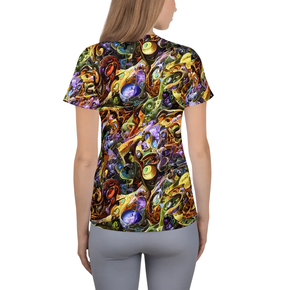 Chromatic Alchemy on Women's Athletic T-Shirt — Back