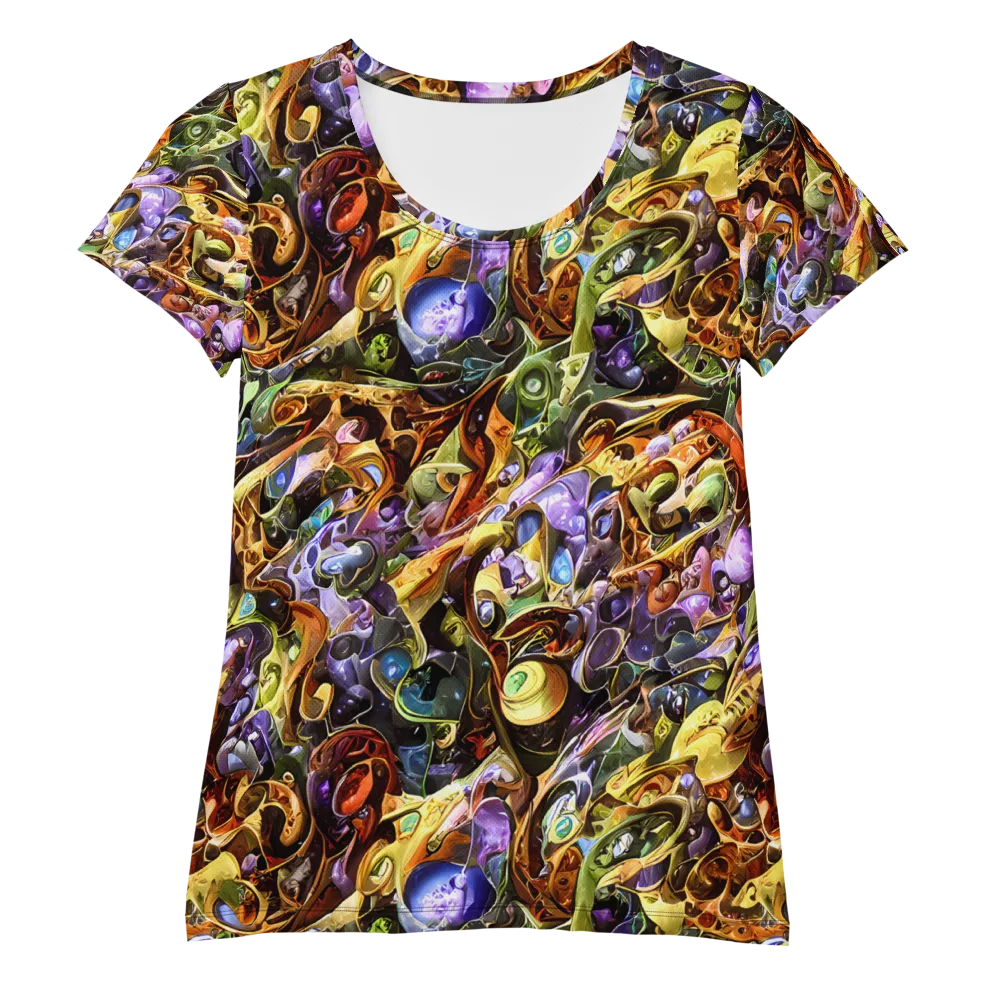 Chromatic Alchemy on Women's Athletic T-Shirt — Front