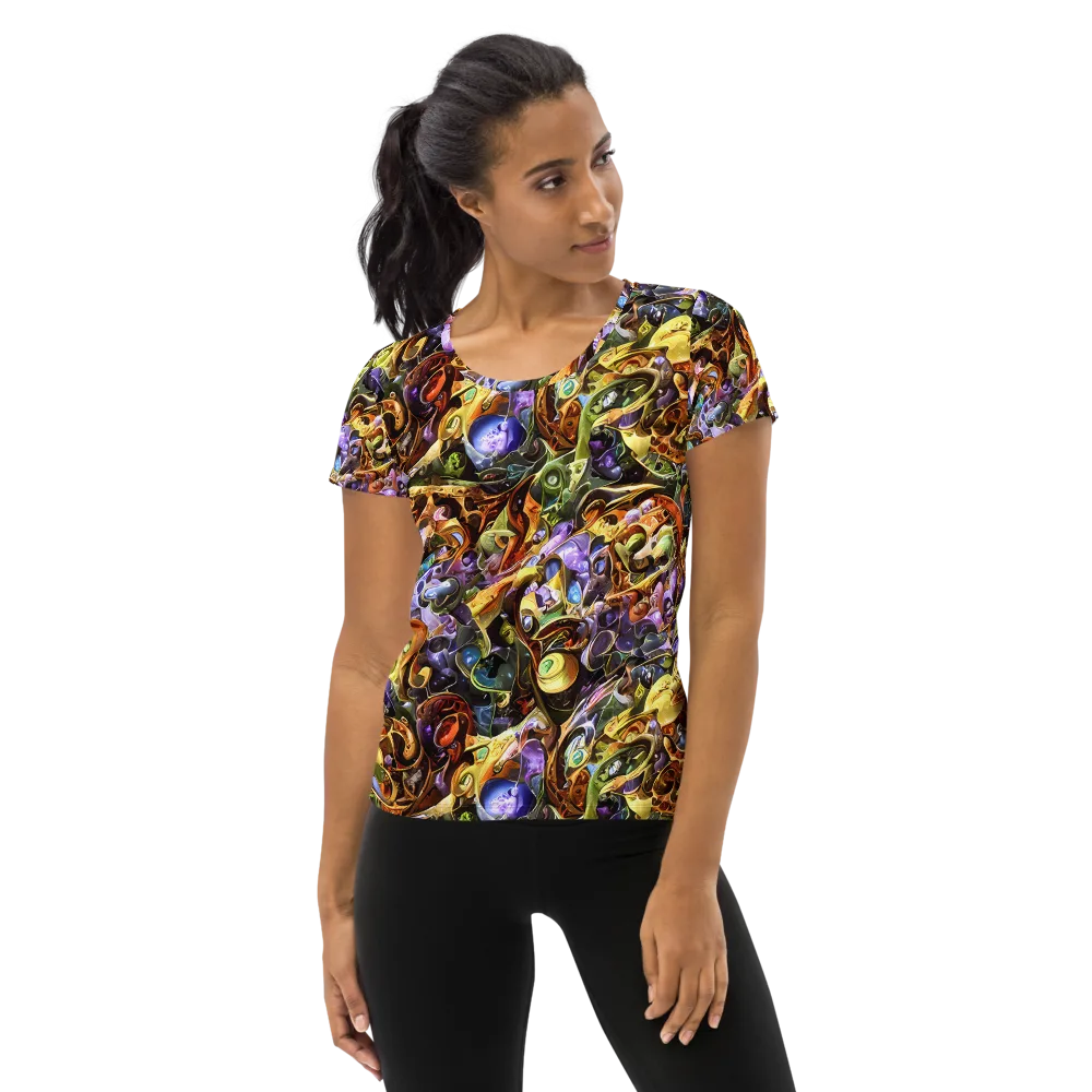 Chromatic Alchemy on Women's Athletic T-Shirt — Front