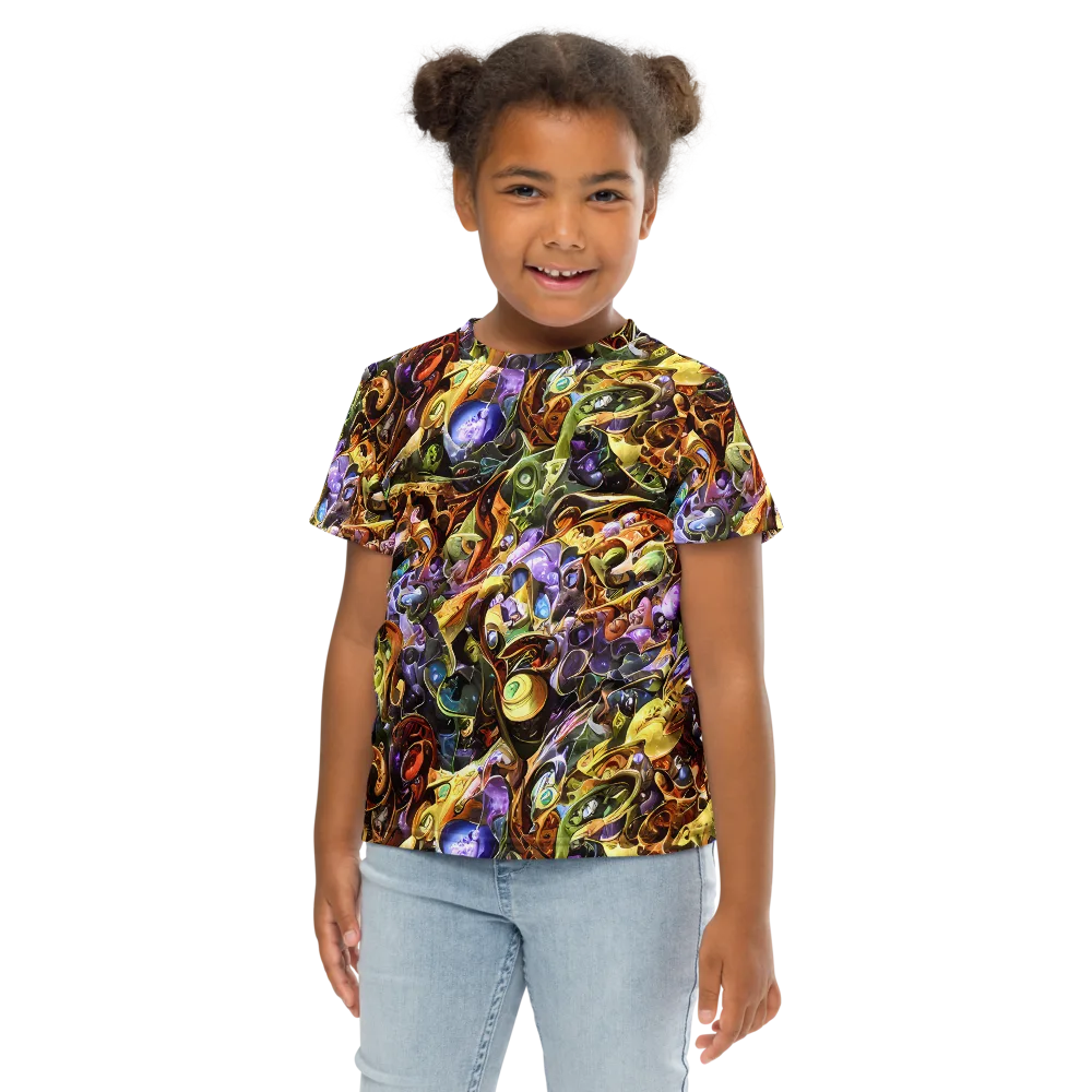 Chromatic Alchemy on Kids Crew Neck T-Shirt — Front