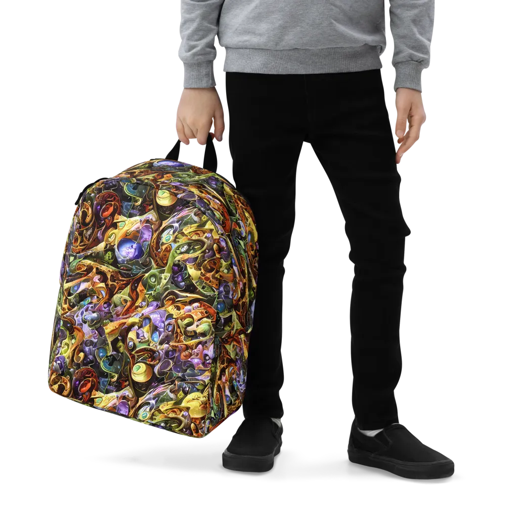 Chromatic Alchemy on Minimalist Backpack — Zoomed-in