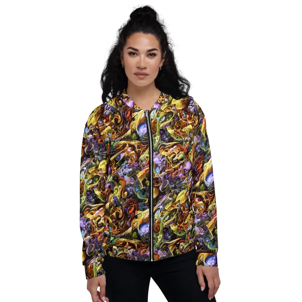 Chromatic Alchemy on Bomber Jacket — Front