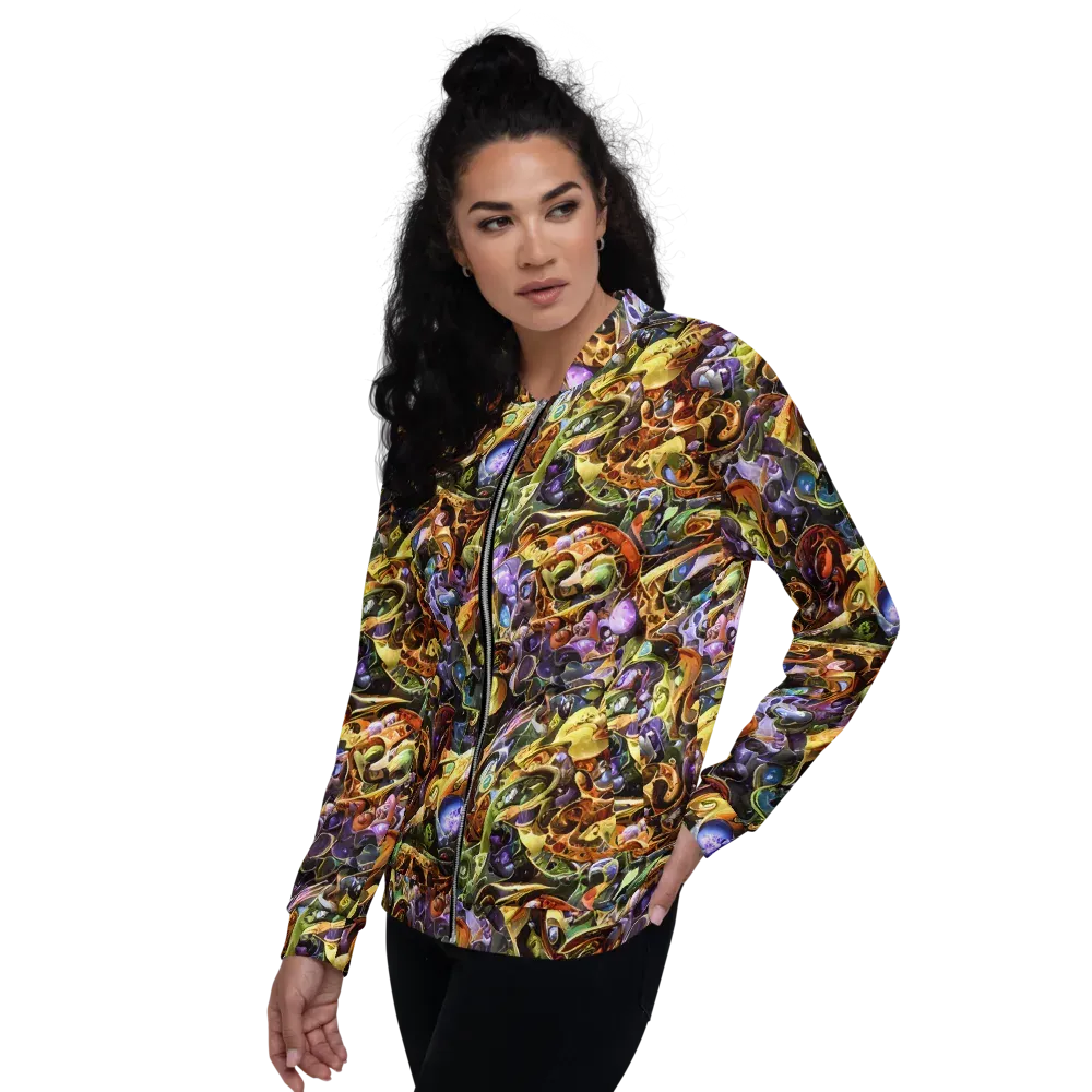 Chromatic Alchemy on Bomber Jacket — Left