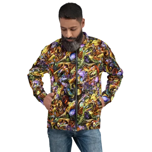 Chromatic Alchemy on a Bomber Jacket