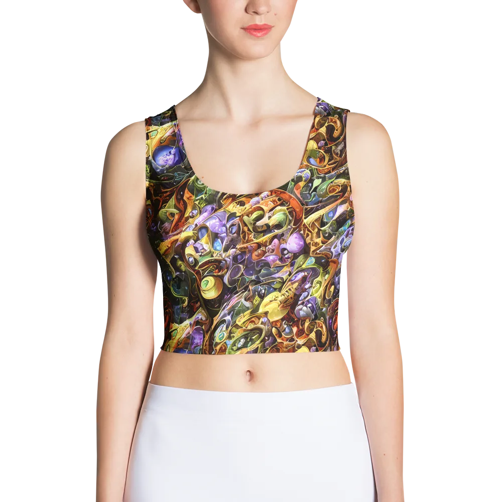 Chromatic Alchemy on Crop Top — Front
