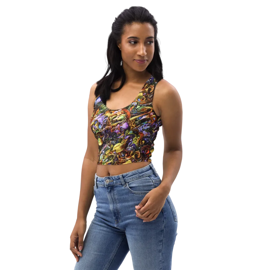 Chromatic Alchemy on Crop Top — Left Front