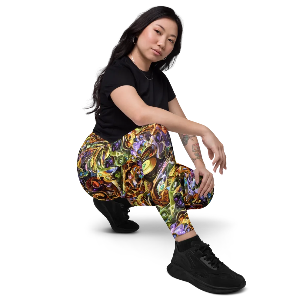 Chromatic Alchemy on Leggings with Pockets — Right Front