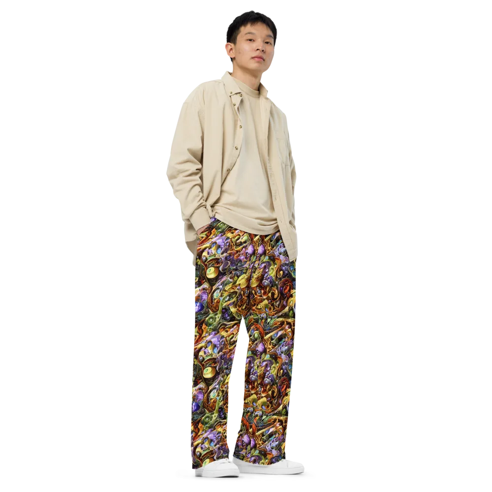 Chromatic Alchemy on Wide-Leg Pants — Right Front