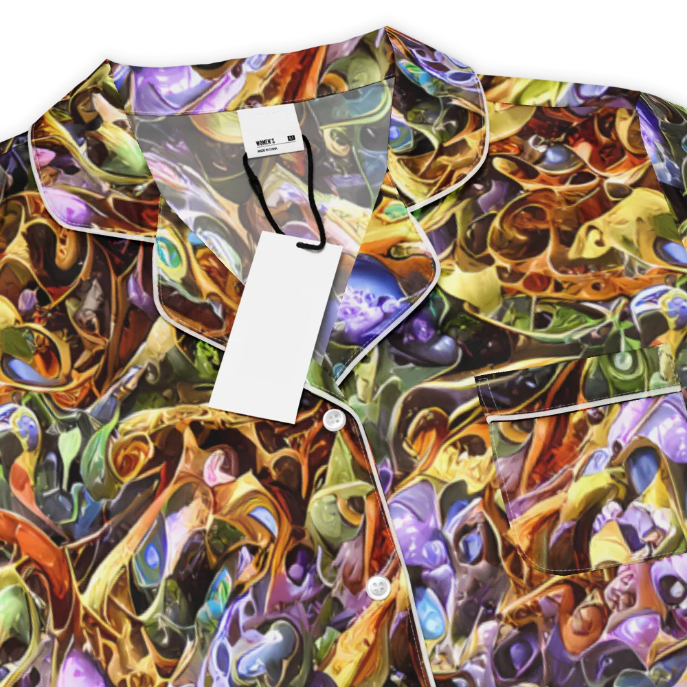 Chromatic Alchemy on Women's Short Sleeve Pajama Top — Product details