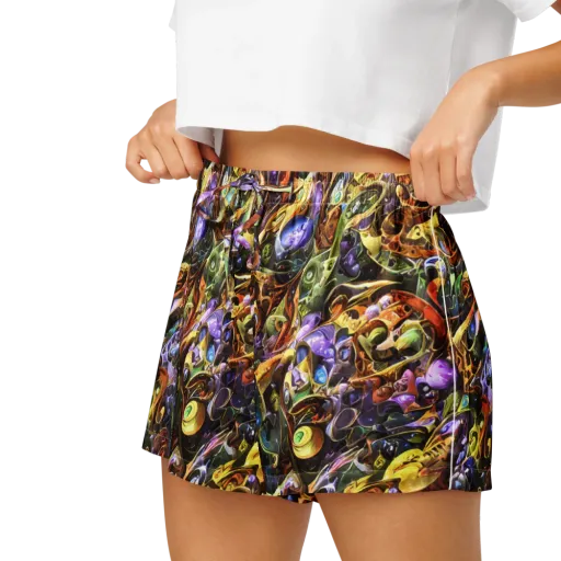 Chromatic Alchemy on a Women's Pajama Shorts