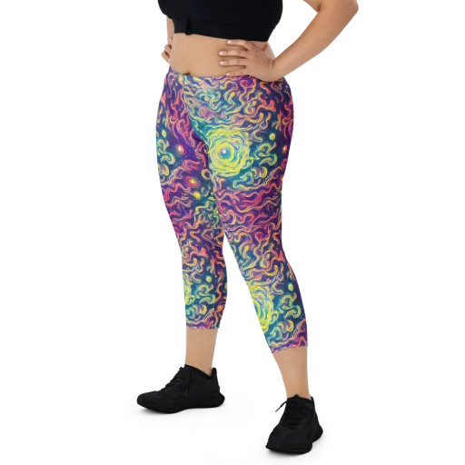 Dreamfire Current on a Capri Leggings